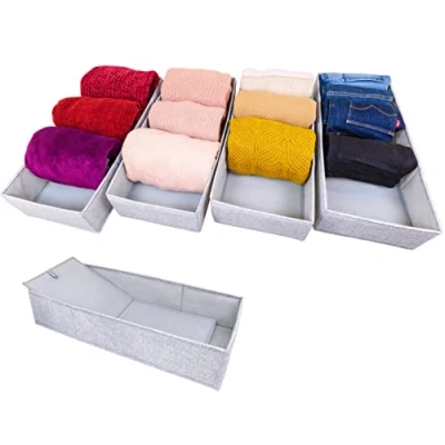 Abbildung von SIMPLE JOY® PAX100 FileFolding Box für IKEA Pax Kleiderschrank; DAS ORIGINAL; passgenau; Stabiler Boden; Schubladen Ordnungssystem, 4er Set, TÜV zertifiziert