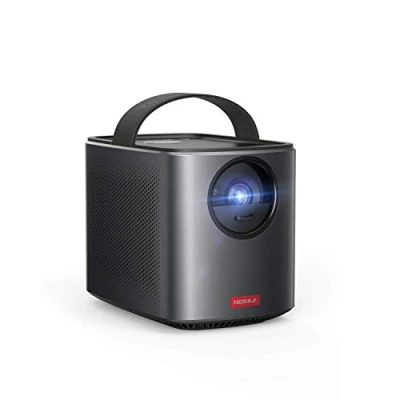 Abbildung von Nebula Mars II Pro von Anker,Tragbarer kompakter Projektor 500 ANSI Lumen,720p Bildqualität,Mini Beamer mit 30 150 Zoll,3 Stunden Akku, 10W Lautsprecher,Filmprojektor(Generalüberholt)