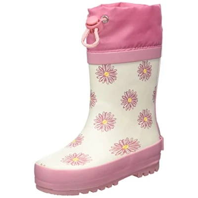 Abbildung von Playshoes Jungen Unisex Kinder Gummistiefel Zugband Regenstiefel, Margariten, 27 EU