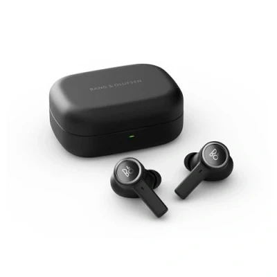 Abbildung von Bang &amp; Olufsen Beoplay EX Kabellose Bluetooth Noise Cancelling In Ear Kopfhörer, Akkulaufzeit bis zu 28 Stunden, Wasserdichte für Arbeit, Sport und Freizeit mit Ladebox Black