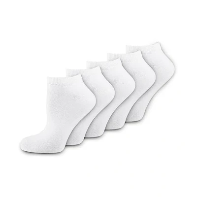 Abbildung von Nur Die 5er Pack Sneaker Socken Classic aus atmungsaktiver Baumwolle bequemer rutschfester Bund Damen