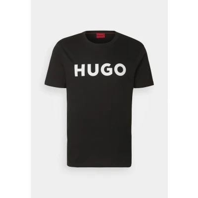 Abbildung von HUGO Dulivio Tshirt print, Herren, Größe: XL, Black