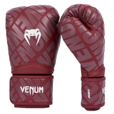 Abbildung von Venum Contender 1.5 XT Boxhandschuh, Größe: 10oz, Burgundy/white