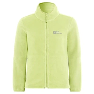 Abbildung von Jack Wolfskin Taunus Unisex Fleecejacke für Kinder, Größe: 128, Cool matcha