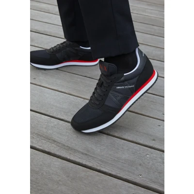 Abbildung von Armani Exchange Sneaker low, Herren, Größe: 43, Full black Schuhe