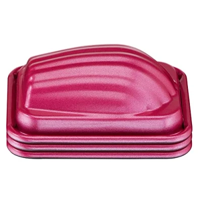 Abbildung von Tefal Creabake Set mit 3 Ausstechformen Creabake, 8,3 cm und 6,5 cm, Antihaftbeschichtung, stapelbares System, kreative Rezepte, einfaches Backen, Eisenfarben