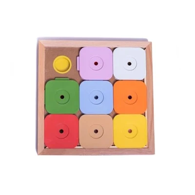 Abbildung von Sudoku Medium Expert Rainbow Interaktives Hundespielzeug aus Holz Intelligentes Spielzeug für Hunde
