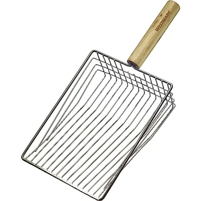 Abbildung von Westmark Kartoffelschaufel hochwertige Gemüseschaufel zum Ernten von Kartoffeln, kompakte Größe, ideal für kleine und große Beete im Garten Rostfreier Edelstahl, Holz