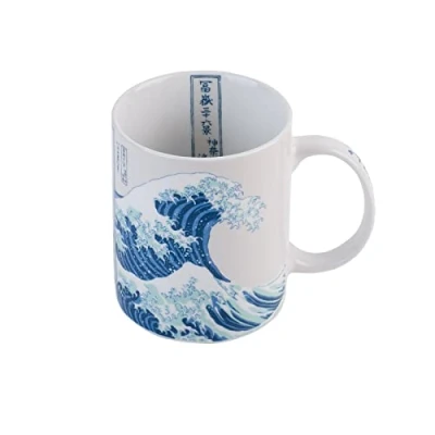 Abbildung von Grupo Erik Die Große Welle vor Kanagawa Tasse Hokusai Teetasse Kaffeetasse Kaffeebecher mit Fassungsvermögen von 300 ml, Offizielle Lizenz