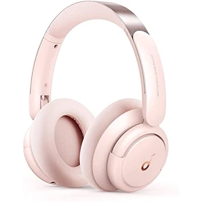 Abbildung von Soundcore by Anker Life Q30 Bluetooth Kopfhörer, Hybrid Active Geräuschisolierung, Individuelle Modi, Hi Res Sound, EQ in App, 40h Akku, bequemer Halt, Verbindung von 2 Geräten(Rosa) (Generalüberholt)