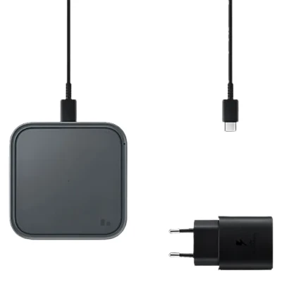 Abbildung von Samsung Ep P2400 Kabelloses Ladegerät 15W Mit Adapter 25W Schwarz