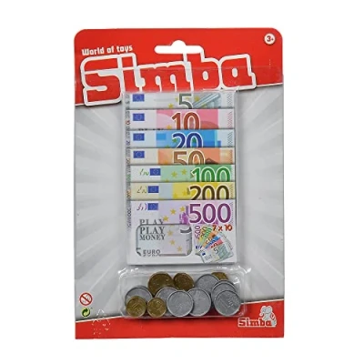Abbildung von Simba 104528647 Euro Spielgeld Mehrfarbig