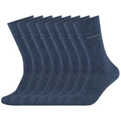 Abbildung von Camano 8 Paar Socken Unisex 3642 CA SOFT Cotton ohne Gummidruck Damen und Herren Strümpfe, Farbe Jeans, Größe 35 38
