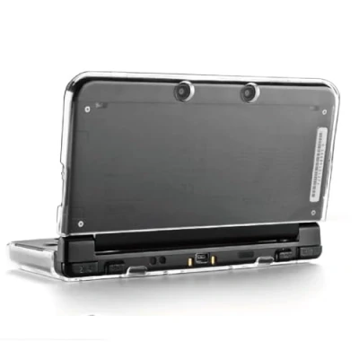 Abbildung von TNP Schutzhülle für Nintendo 3DS 2015, Aluminium Gehäuse Hartschalen Harte Hülle Switch Spiele Konsole, Scharnierloses Hartschalenetui Case Cover mit ultraschlankem Design, Transparente