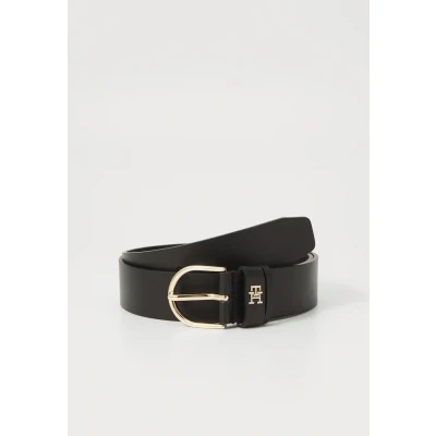 Abbildung von Tommy Hilfiger Damen Gürtel Essential Effortless 3,5 cm mit Dornschließe, Schwarz (Black), 75