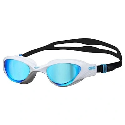 Abbildung von arena The One Mirror Unisex Schwimmbrille für Erwachsene, mit Großen Verspiegelten Gläsern, Antibeschlag Behandlung, UV Schutz, Selbstjustierender Nasensteg, Orbit Proof Dichtungen