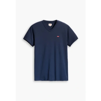 Abbildung von Levi&#039;s Herren Original Housemark V Neck T Shirt, Dress Blues, XL