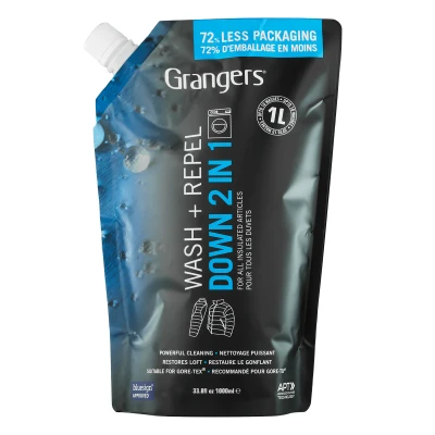 Abbildung von Grangers Wash + Repel Down 2 in 1 1L Pouch Wartungsartikel für Kleidung