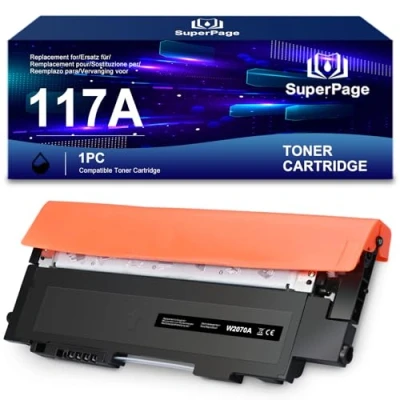 Abbildung von Superpage Toner Kompatibel für HP 117A W2070A Color Laser MFP 179fwg 178nwg 179fnw 178nw 150nw 150a, Schwarz