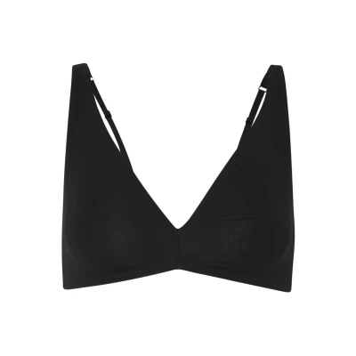 Abbildung von Calida Natural Comfort Damen Triangel BH, Damen, Größe: 80A, Black