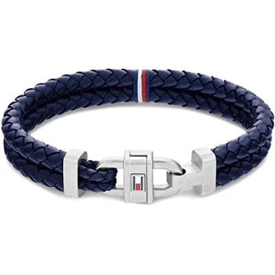 Abbildung von Tommy Hilfiger Armband blue/silvercoloured, Herren, Größe: One Size, Blue/silver coloured