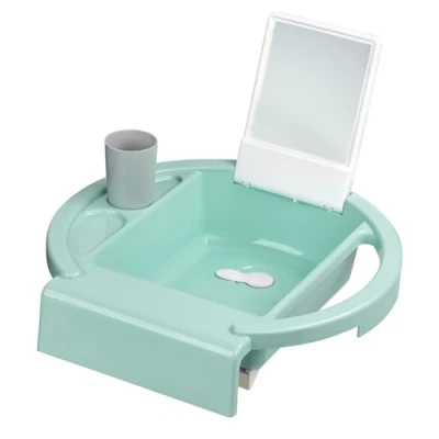 Abbildung von Rotho Babydesign Kiddy Wash Kinderwaschbecken Waschbecken für die Badewanne Babywaschschüssel farbig