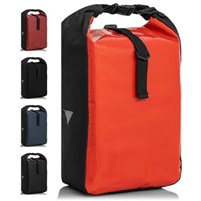 Abbildung von Büchel Unisex Fahrradtasche Aus Tarpaulin Gepäckträgertaschen, Rot, Einheitsgröße EU