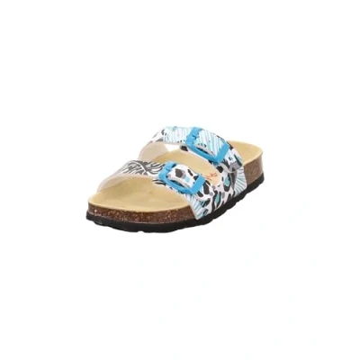Abbildung von Superfit Fussbettpantoffel Hausschuh, Weiß/Mehrfarbig 1120, 32 EU