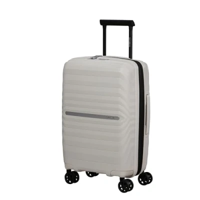 Abbildung von Samsonite Neo Flux Spinner S Slim, Erweiterbarer Handgepäck, 55 cm, 39/45 L, Beige (Warm Neutral)