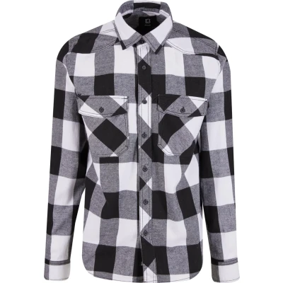 Abbildung von Brandit Check Hemd, Herren, Größe: Small, Black