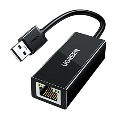 Abbildung von UGREEN USB LAN Adapter Ethernet Netzwerkadapter kompatibel mit MacBook, Surface Pro, Switch Spielkonsole, Mi Box 3/S unter Windows 11/10/8.1/8/7, Linux, Mac OS (Schwarz)