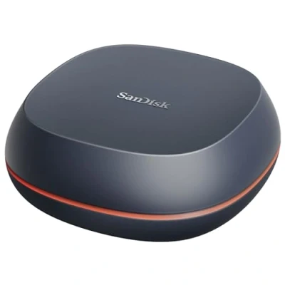 Abbildung von SanDisk Desk Drive SSD 4 TB (kompatibel mit Windows Computer oder Macs, Desktop Datensicherung, Geschwindigkeit, Lesegeschwindigkeiten bis zu 1.000 MB/s, exFAT formatiert, automatische Backups)