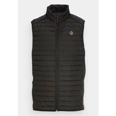Abbildung von Jack &amp; Jones Multi Bodywarmer Collar NOOS Weste, Herren, Größe: Large, Black