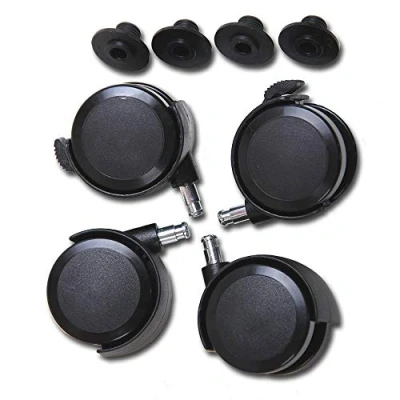 Abbildung von babybay Rollensatz Parkett / Rollen passend für alle Modelle vom Beistellbett zum Stubenwagen (schwarz) (1er Pack)