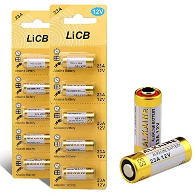 Abbildung von LiCB 10 Stück 23A 12V Alkaline Batterie, A23S MN21/23 L1028 A23 Batterie 3 Jahre Lagerfähigkeit 100% Voll Garantie