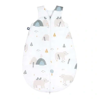 Abbildung von Julius Zöllner Sommerschlafsack, 0,5 TOG, waschbar bei 60C, Made in Germany, Oeko TEX Standard 100, Mountain Bear, Gr. 80