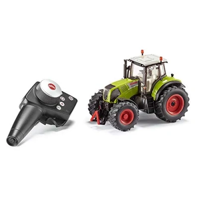 Abbildung von siku 6882, Ferngesteuerter Claas Axion 850 Traktor, 1:32, Inkl. Fernsteuermodul, Metall/Kunststoff, Grün, Batteriebetrieben, Kompatibel mit Anbaugeräten