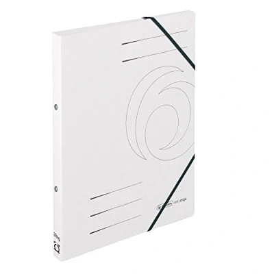 Abbildung von herlitz 11255429 Ringhefter Quality, A4, weiss, 2 Ring Mechanik, Rückenbreite 25 mm, 5 Stück