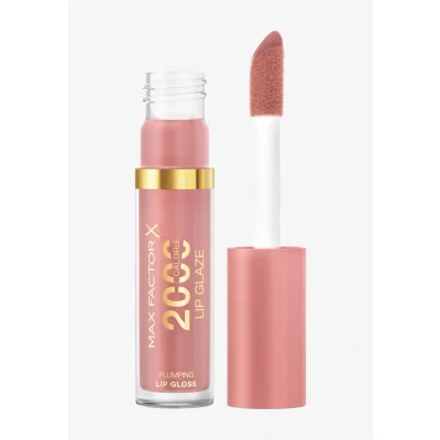 Abbildung von Max Factor 2000 Calorie Lip Glaze, farbiges Hochglanz Lipgloss mit Volumen Effekt, Nährstoffkomplex Hyaluron und Squalan, vegan, Fb. 085 Floral Cream, 4.4ml