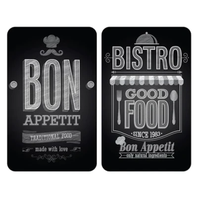 Abbildung von Herdabdeckplatte Universal Bon Appetit 2er Set