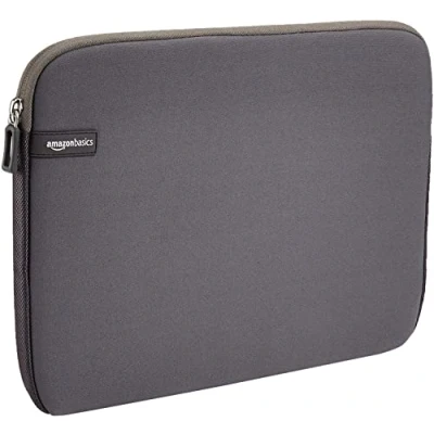 Abbildung von Amazon Basics Laptop Schutzhülle, 13.3 Zoll, Grau
