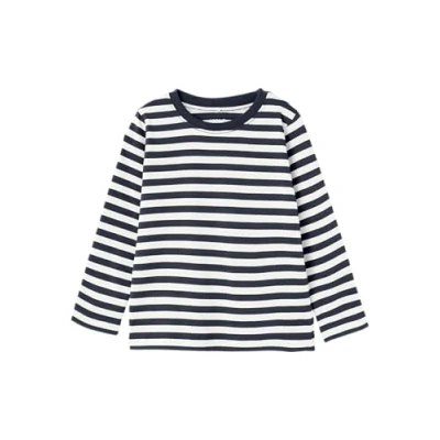 Abbildung von NAME IT Jungen Nmmsalmo Nreg Top Noos Langarmshirt, Dark Sapphire/Stripes:y/D Stripe, 98 EU