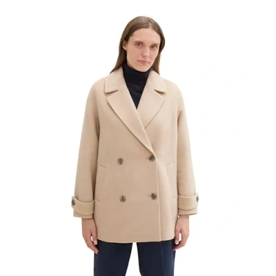 Abbildung von TOM Tailor Kurzmantel, Damen, Größe: Large, Soft ivory melange