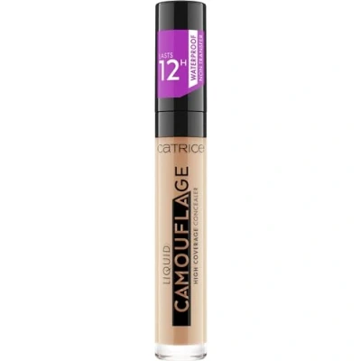 Abbildung von Catrice Liquid Camouflage High Coverage Concealer, Nr. 015, Nude, für trockene Haut, unreine Mischhaut, vegan, ölfrei, wasserfest, ohne Alkohol, 1er Pack (5ml)