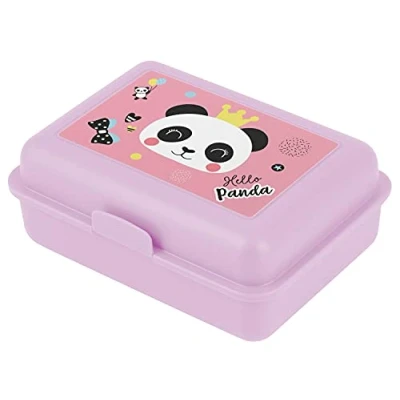 Abbildung von Baagl Brotdose Kinder für Schule Lunchbox Mädchen, Kindergarten Jausenbox, Brotzeitbox, Brotbox, Snackbox (Panda)
