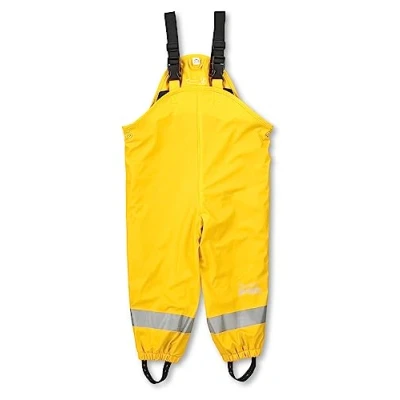 Abbildung von Sterntaler Unisex Kinder Regenträgerhose Gefüttert Rain Pants, Gelb, 92
