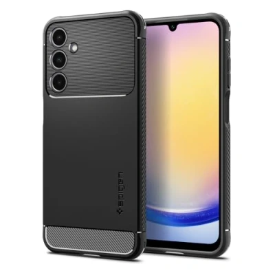 Abbildung von Spigen Rugged Armor Hülle Kompatibel mit Samsung Galaxy A25 5G Schwarz