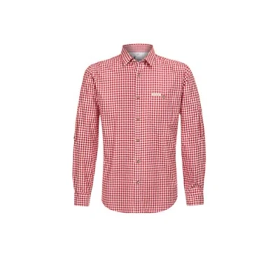Abbildung von Stockerpoint Campos3 Herren Trachtenhemd, Rot, M