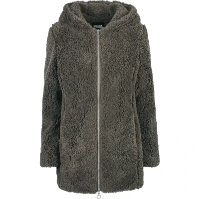 Abbildung von Urban Classics Ladies Sherpa Jacket Wintermantel, Damen, Größe: XS, Brown