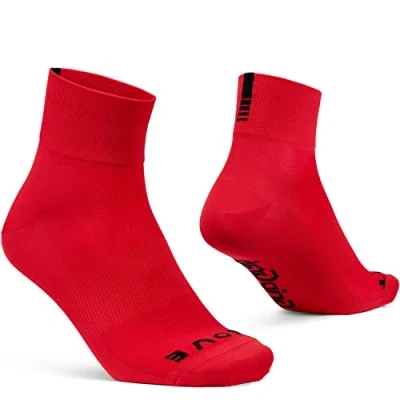 Abbildung von GripGrab Lightweight SL Performance Fahrrad Socken Sommer 1er und 3er Pack Eyecatching 2 Längen Fahrradsocken Kurz Lang